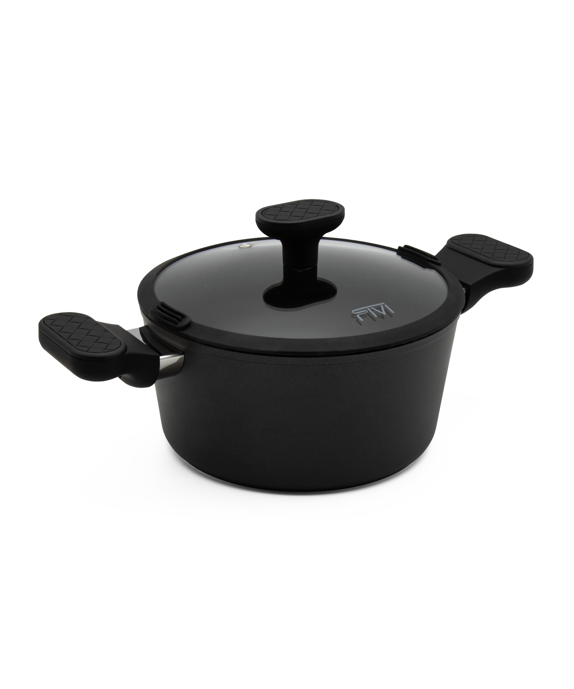 Beschichteter 20cm Kochtopf mit Deckel