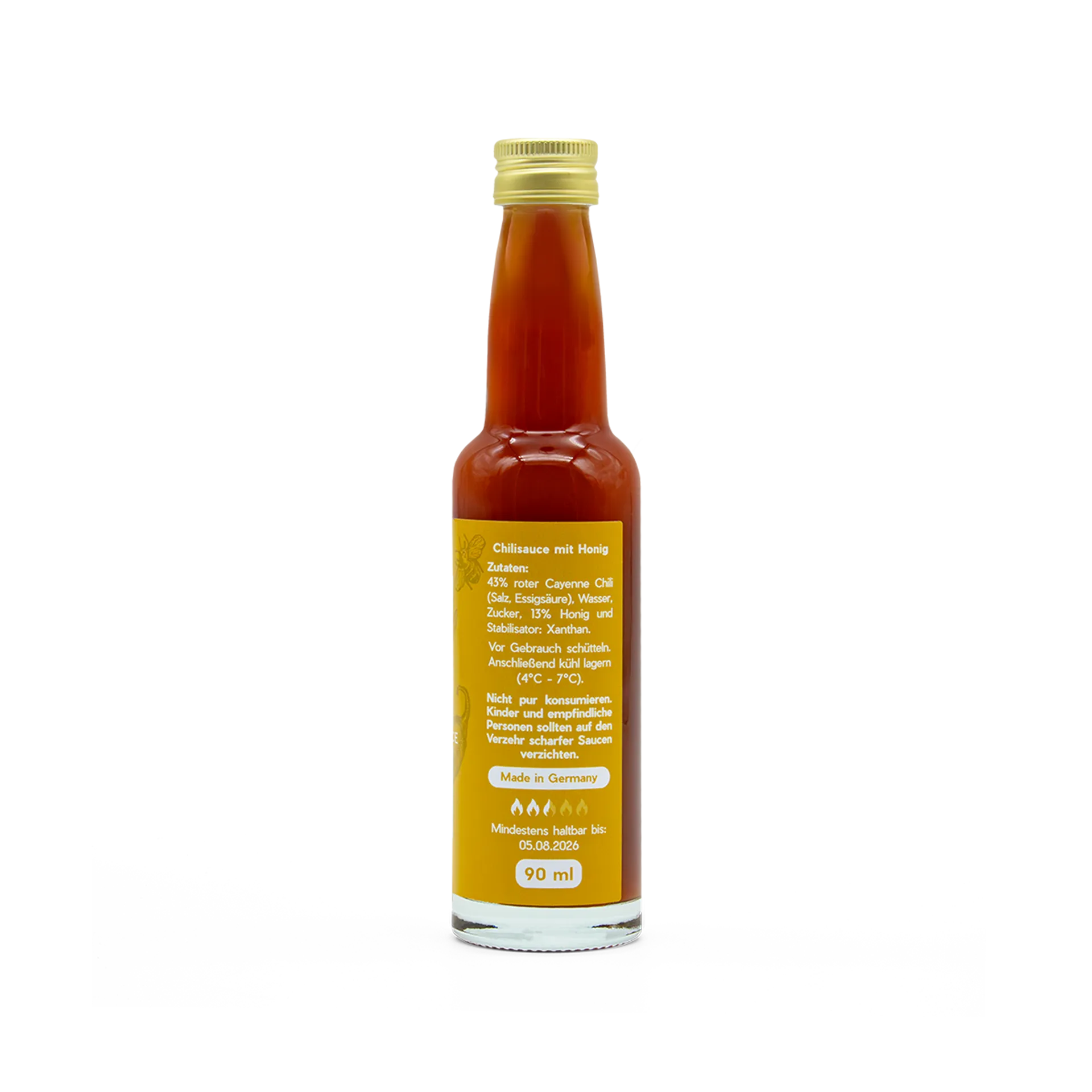 Die FIVI Honey Hot Sauce Inhaltsstoffe