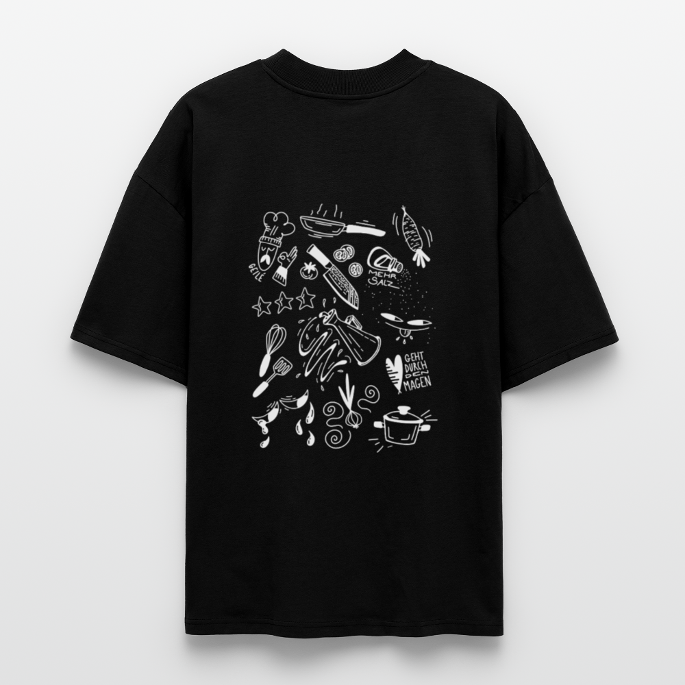 FIVI Shirt Scribbles - Schwarz